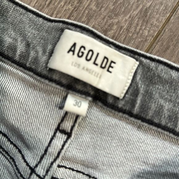 AGOLDE Nico High Rise Slim jeans in Risk 30 - Picture 6 of 10
